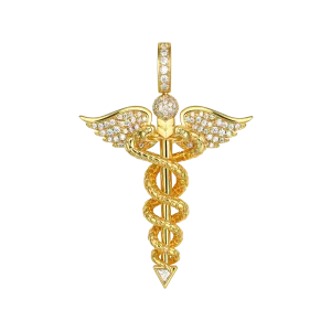 Staff of Hermes Pendant