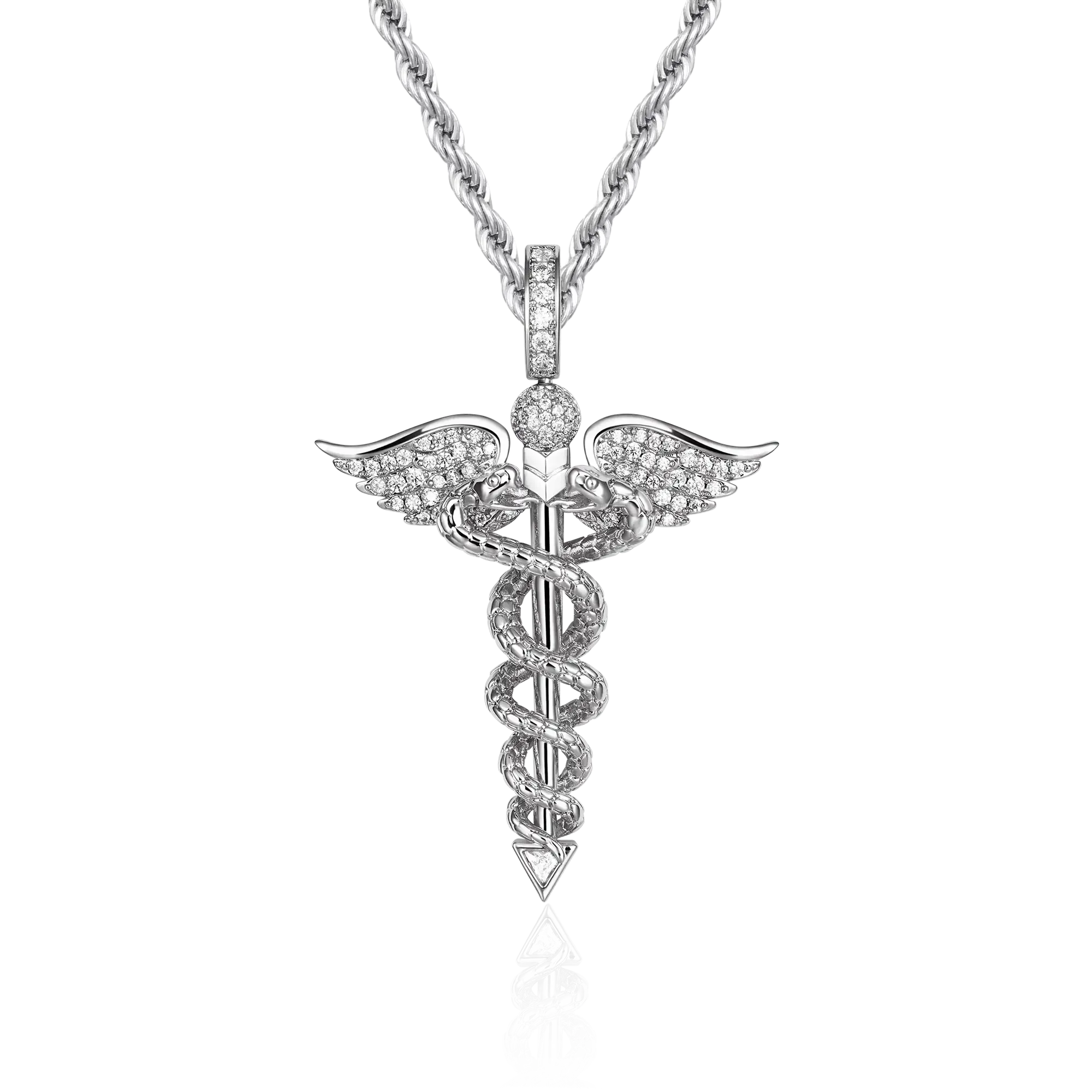 Staff of Hermes Pendant