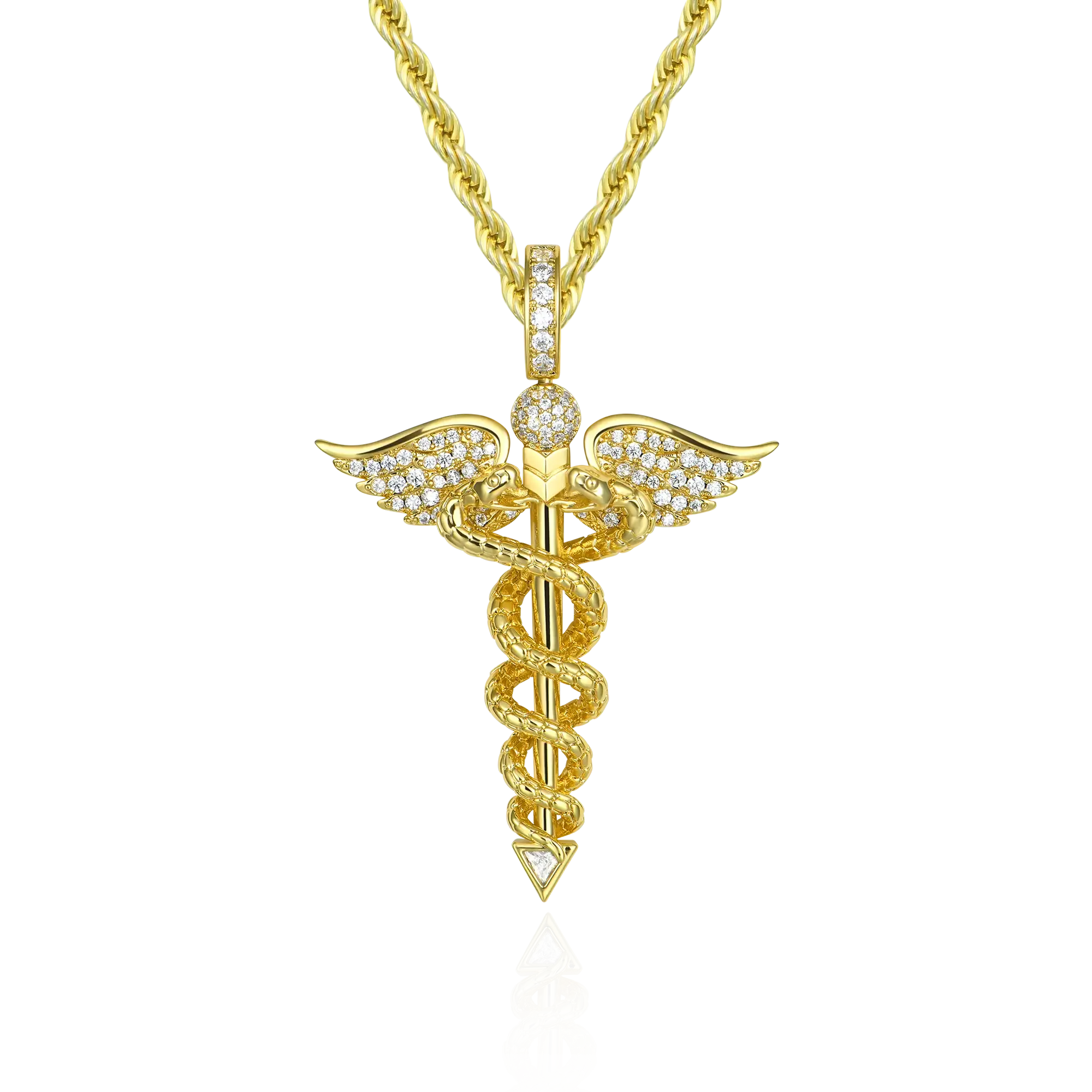 Staff of Hermes Pendant