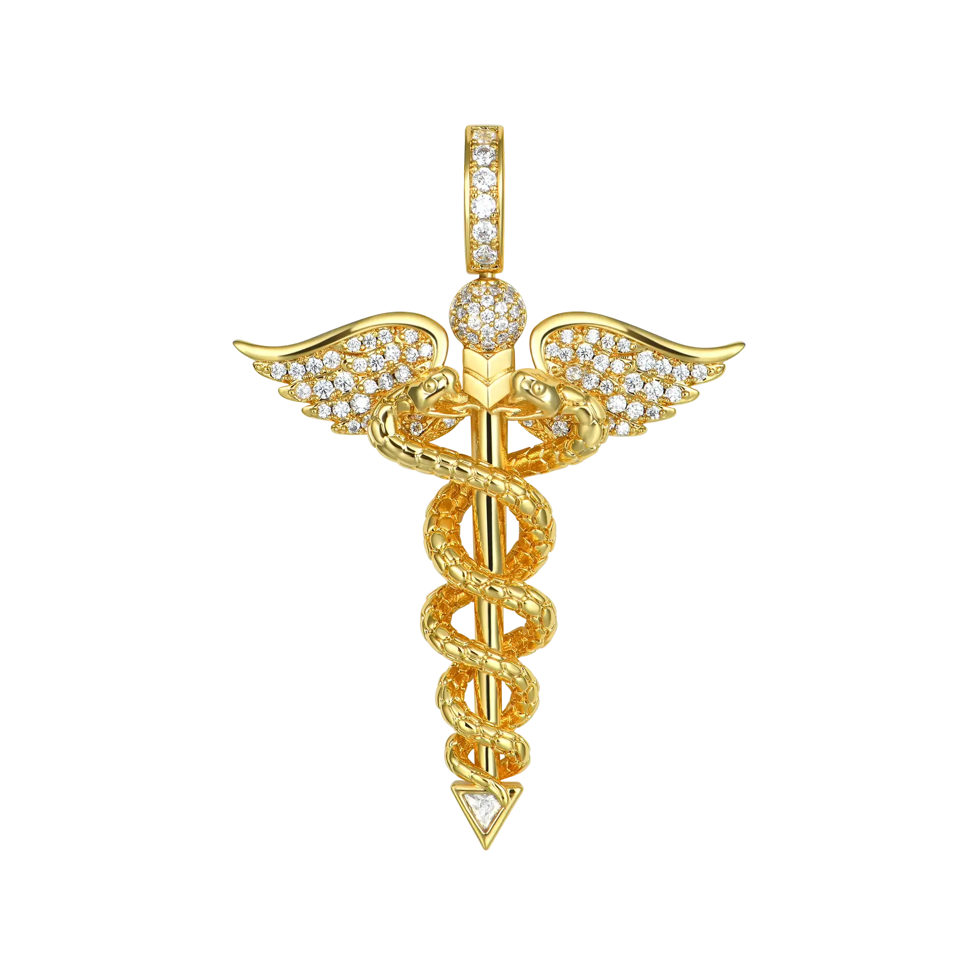 Staff of Hermes Pendant