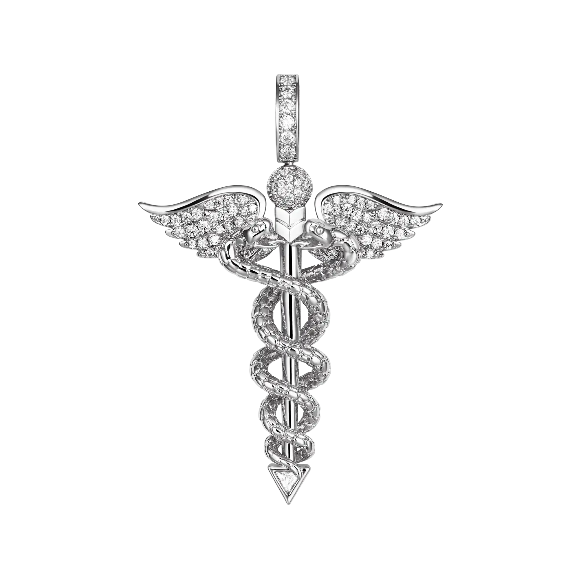 Staff of Hermes Pendant