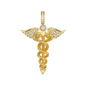 Staff of Hermes Pendant
