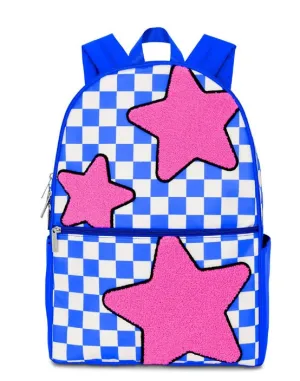 Star Checkered Backpack