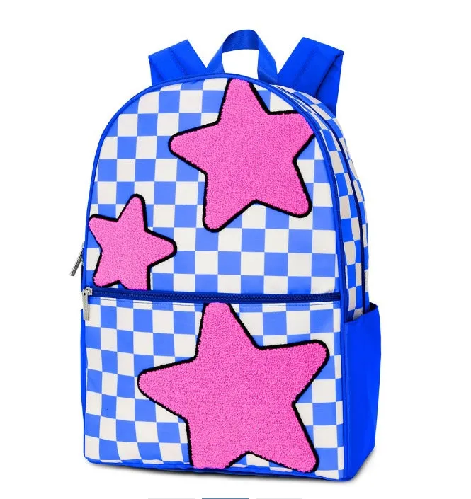 Star Checkered Backpack