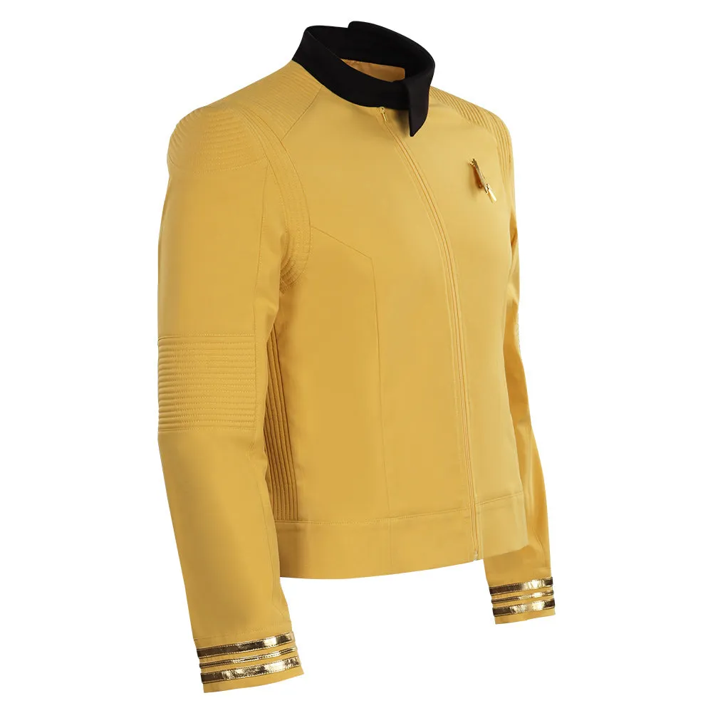 Star Trek: Strange New Worlds 2022 Christopher Pike Outfit Cosplay Costume Halloween Carnival Suit