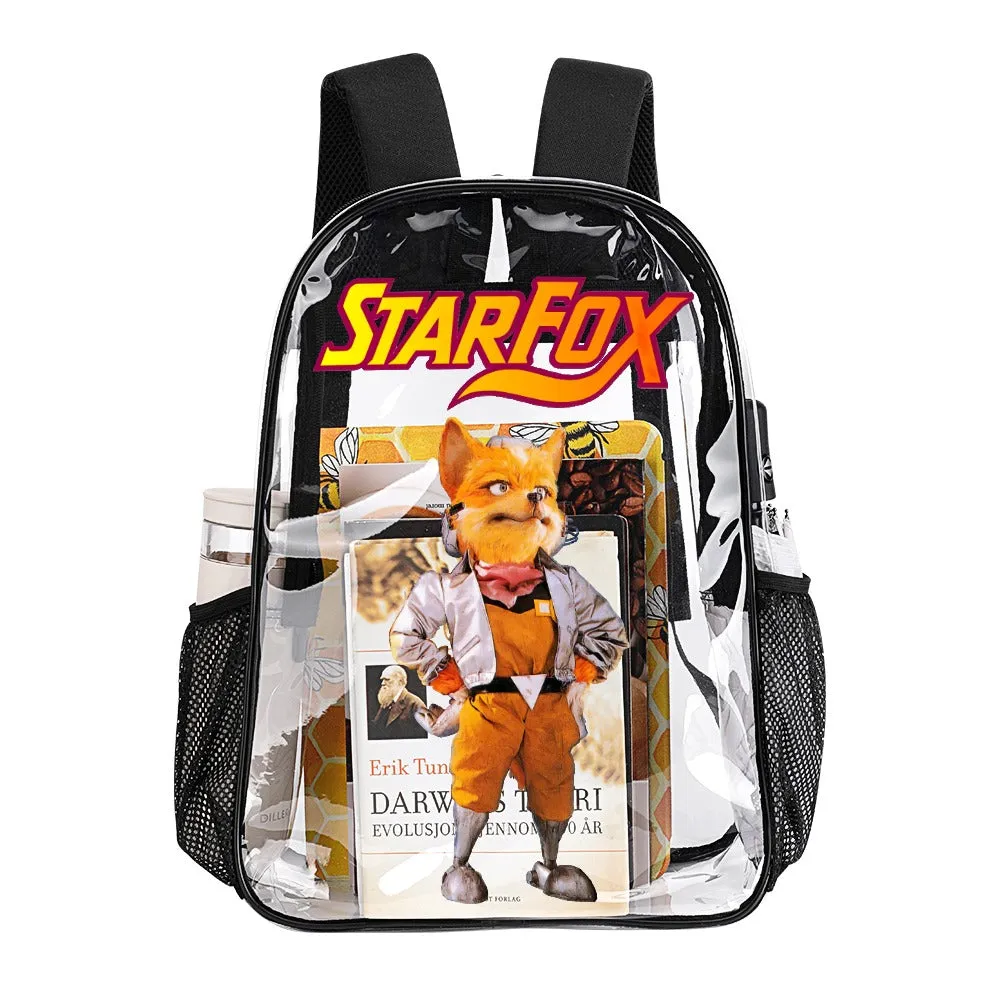 StarFox Transparent Backpack 17 inch