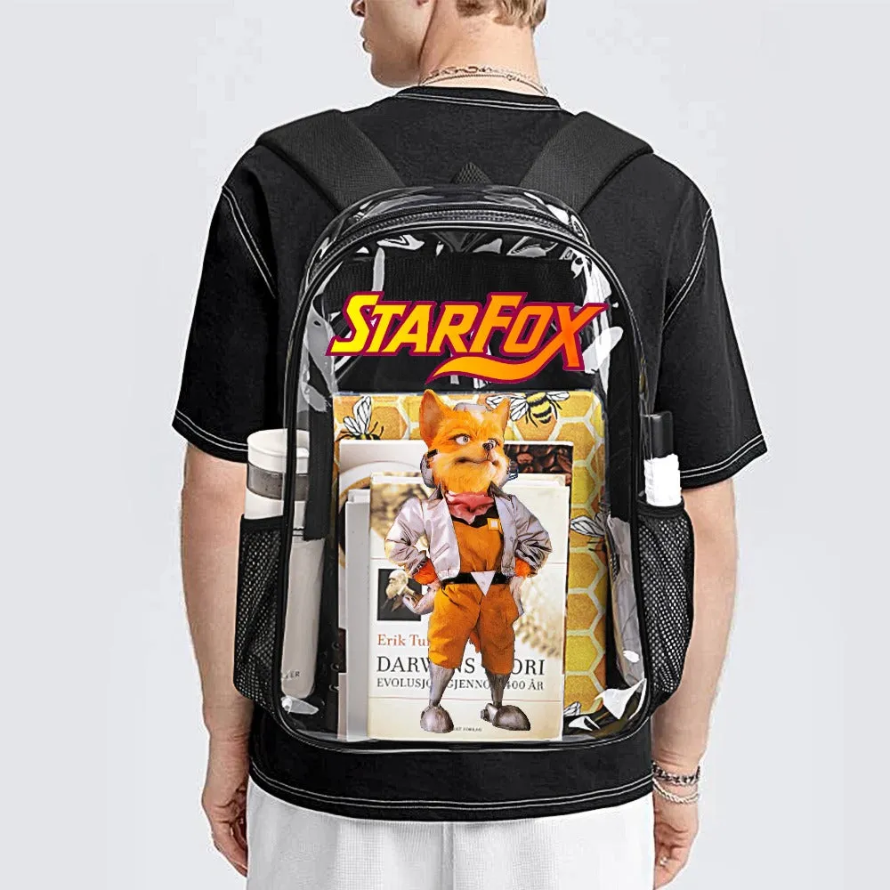 StarFox Transparent Backpack 17 inch