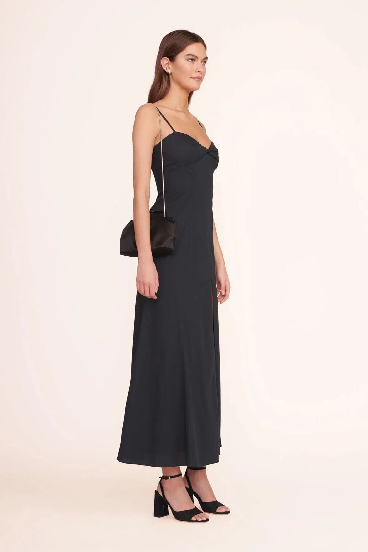 STAUD - Cory Bag - Black Satin