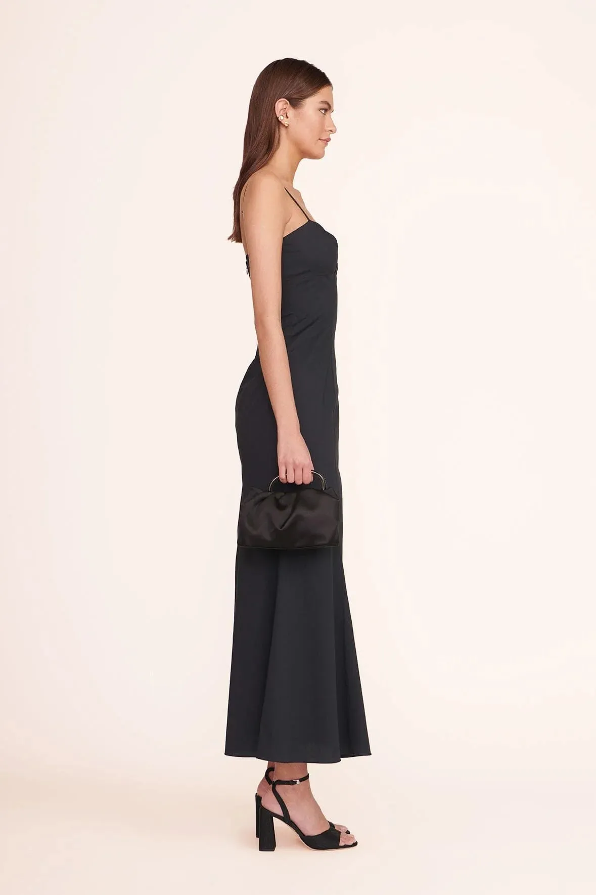 STAUD - Cory Bag - Black Satin