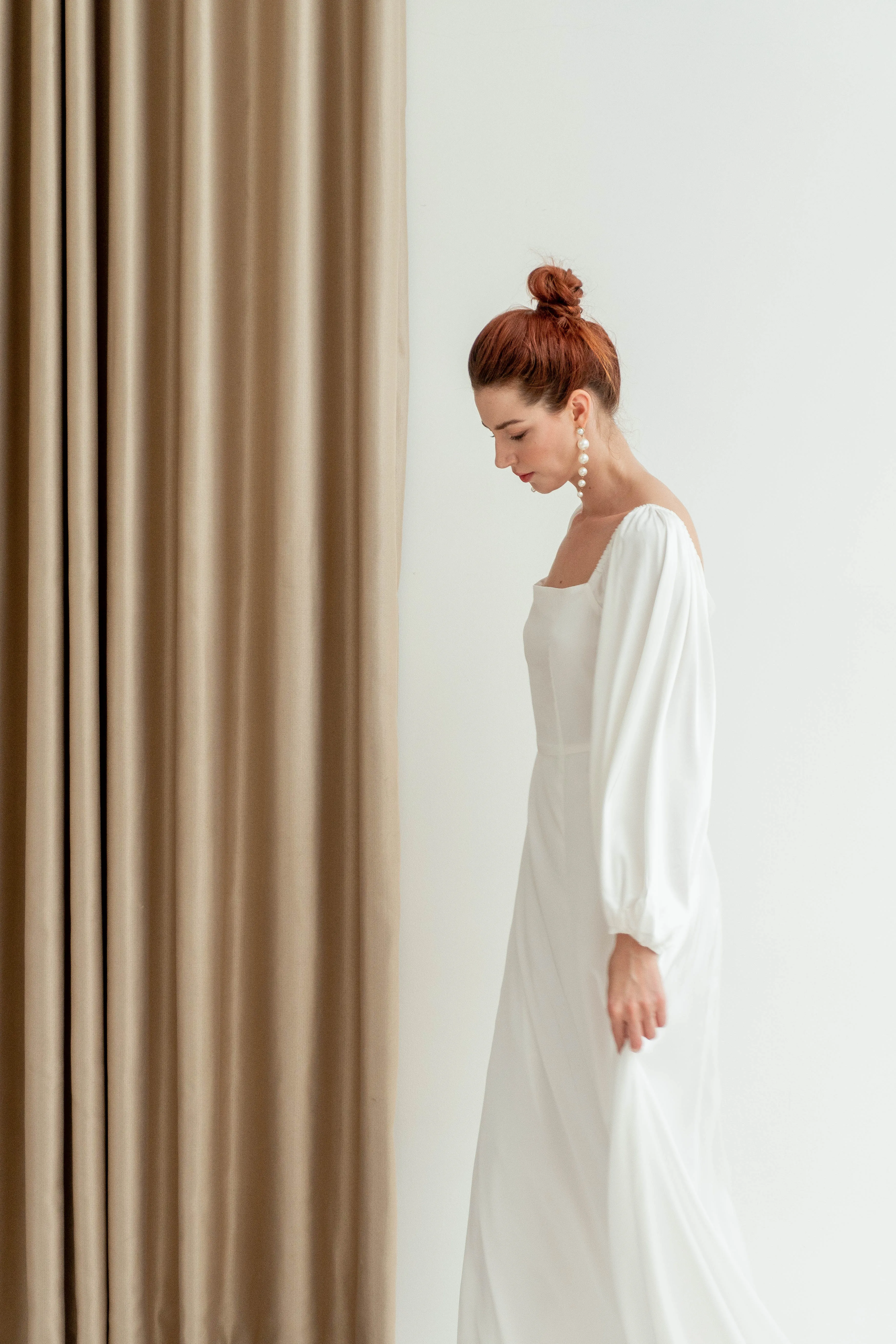 Stella Puff Sleeves Square Neck Dress