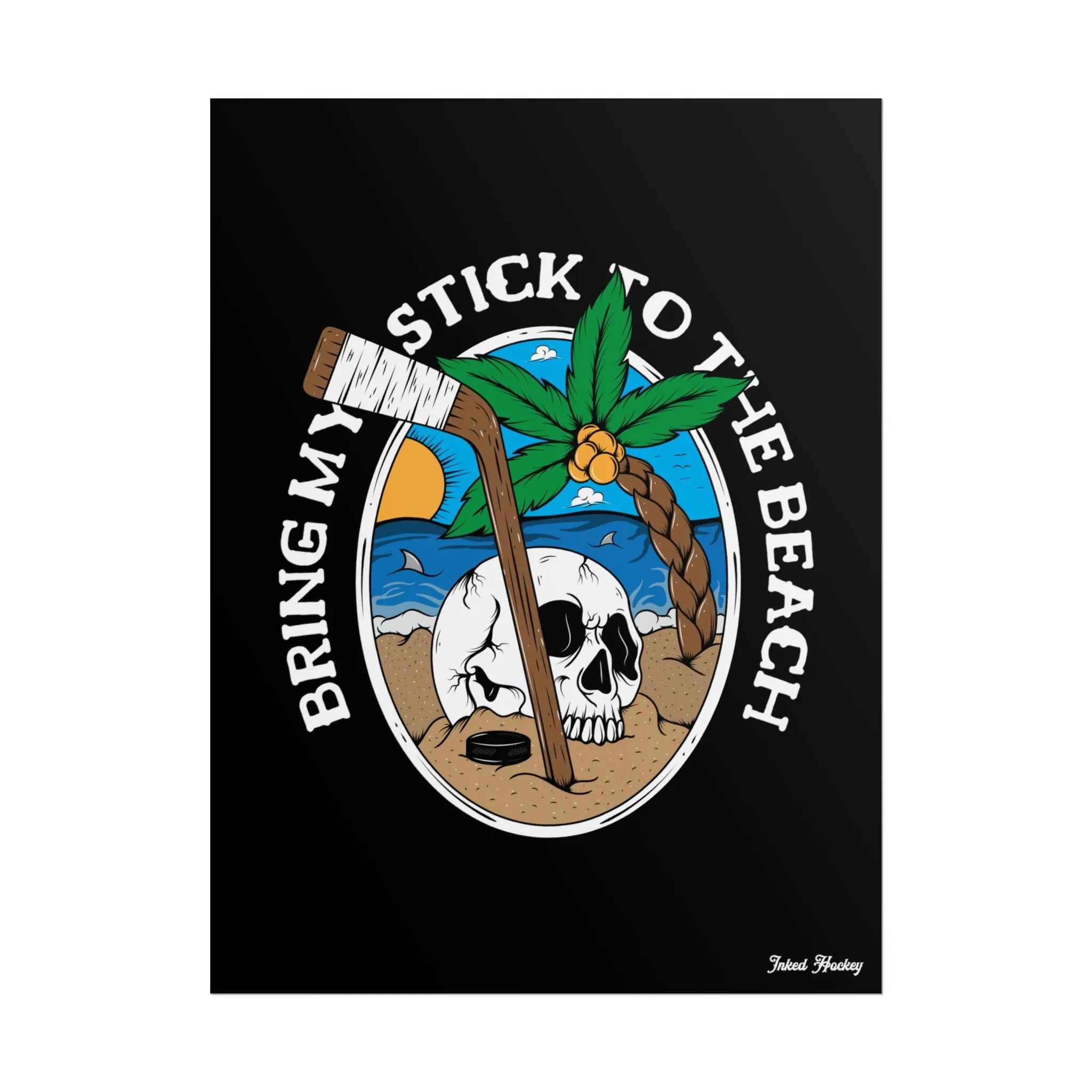 STICK 2 BEACH POSTER