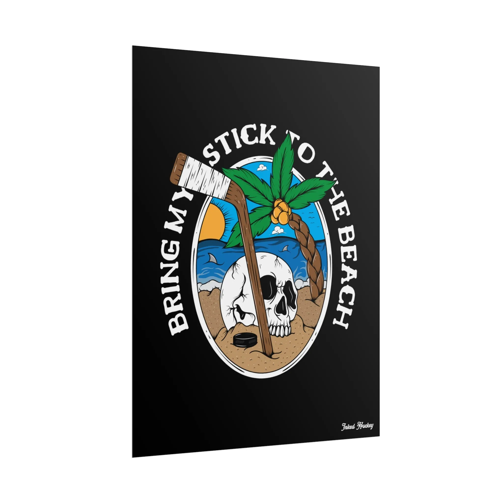 STICK 2 BEACH POSTER