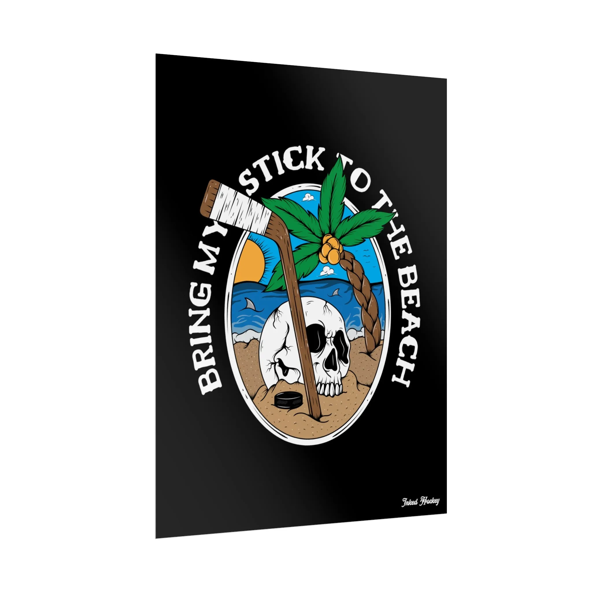 STICK 2 BEACH POSTER