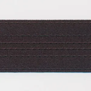 Stripe Satin Ribbon #142 Coffee Brown