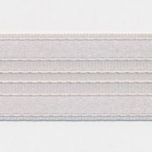 Stripe Satin Ribbon #144 Smoke Mint