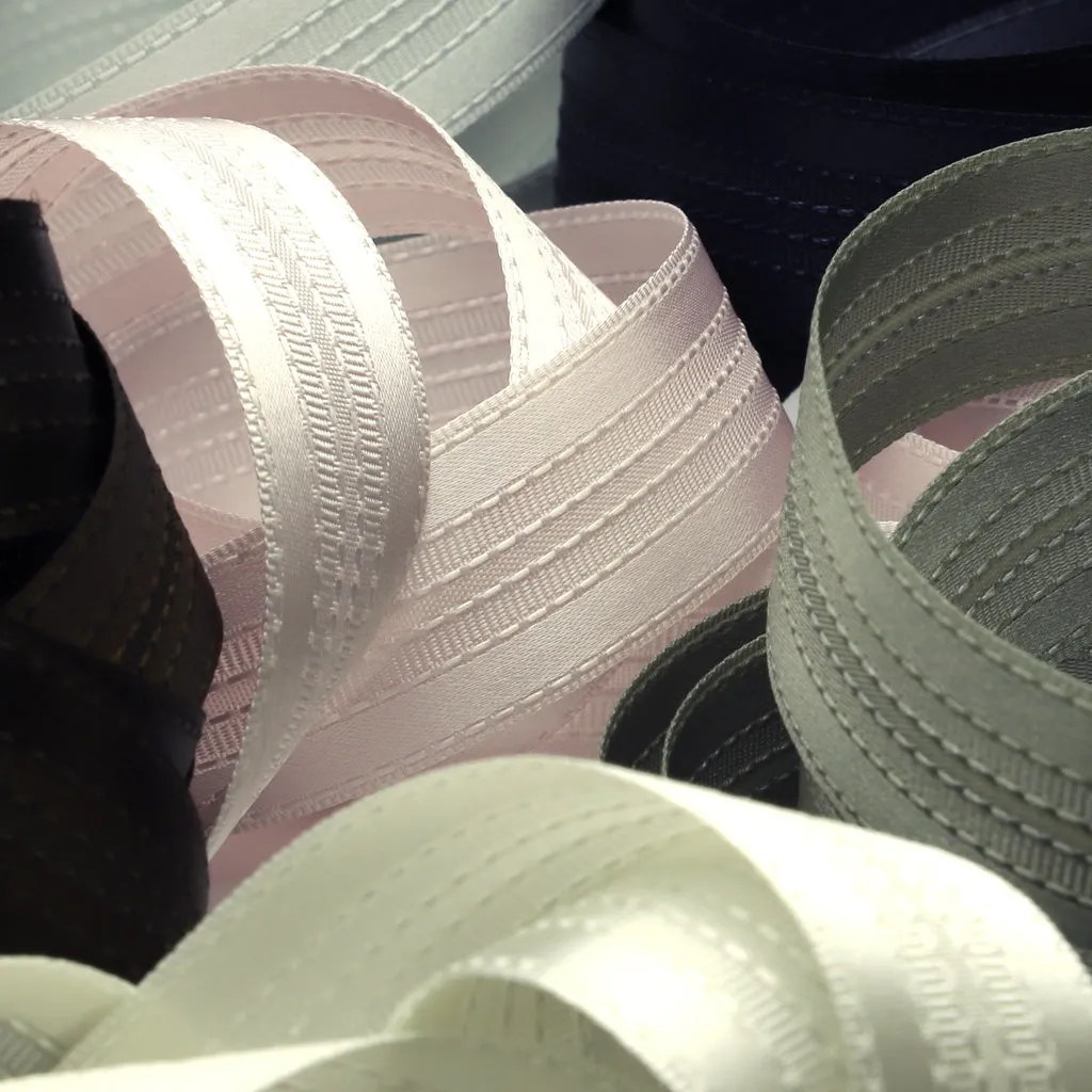 Stripe Satin Ribbon #40 Wine