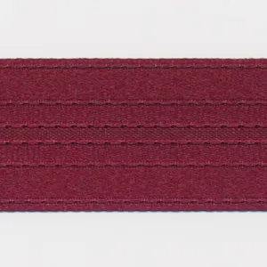 Stripe Satin Ribbon #40 Wine