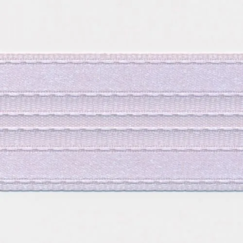 Stripe Satin Ribbon #93 Silver Rose