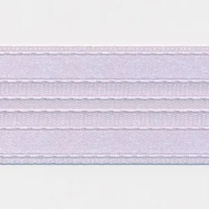 Stripe Satin Ribbon #93 Silver Rose