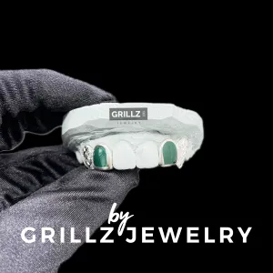 Stylish enamel custom grillz
