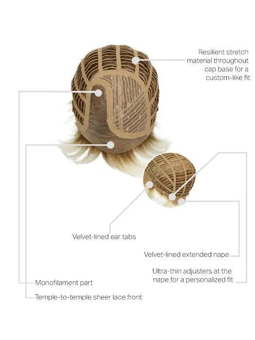 Stylish Flair by Gabor | Synthetic Lace Front Wig (Mono Part) | CLOSEOUT
