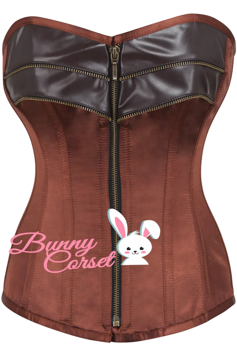 Suave Black Satin Corset