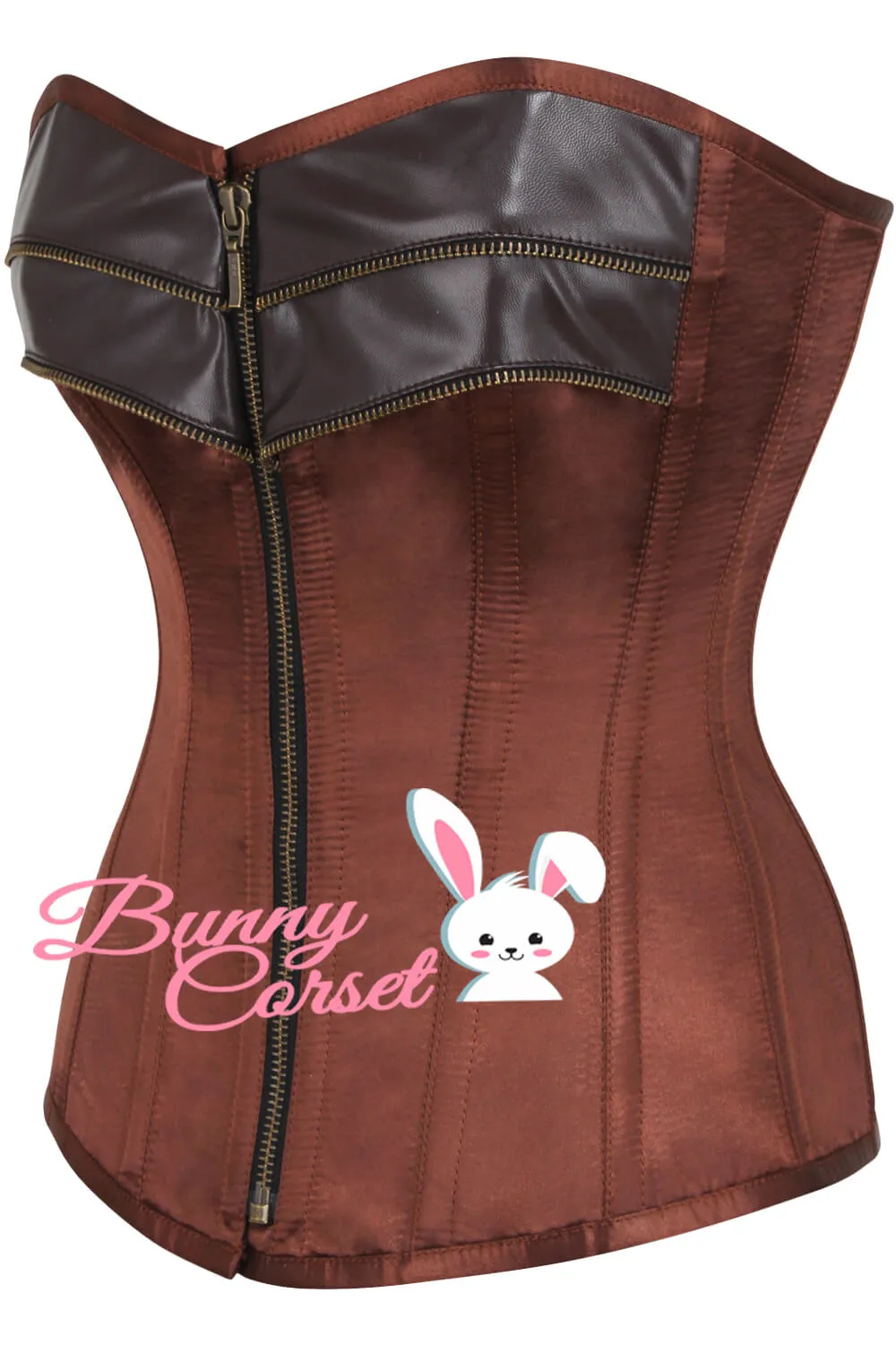 Suave Black Satin Corset