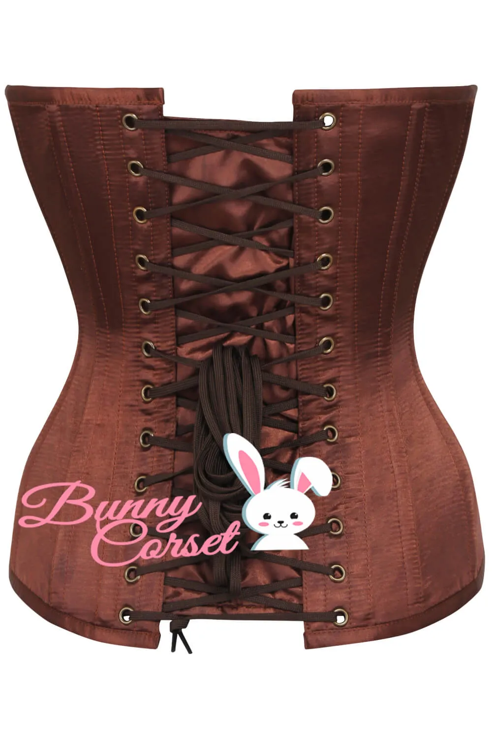 Suave Black Satin Corset