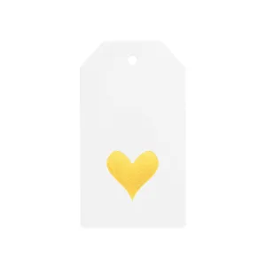 Sugar Paper - 'Gold Heart'  Gift Tag (1CT)
