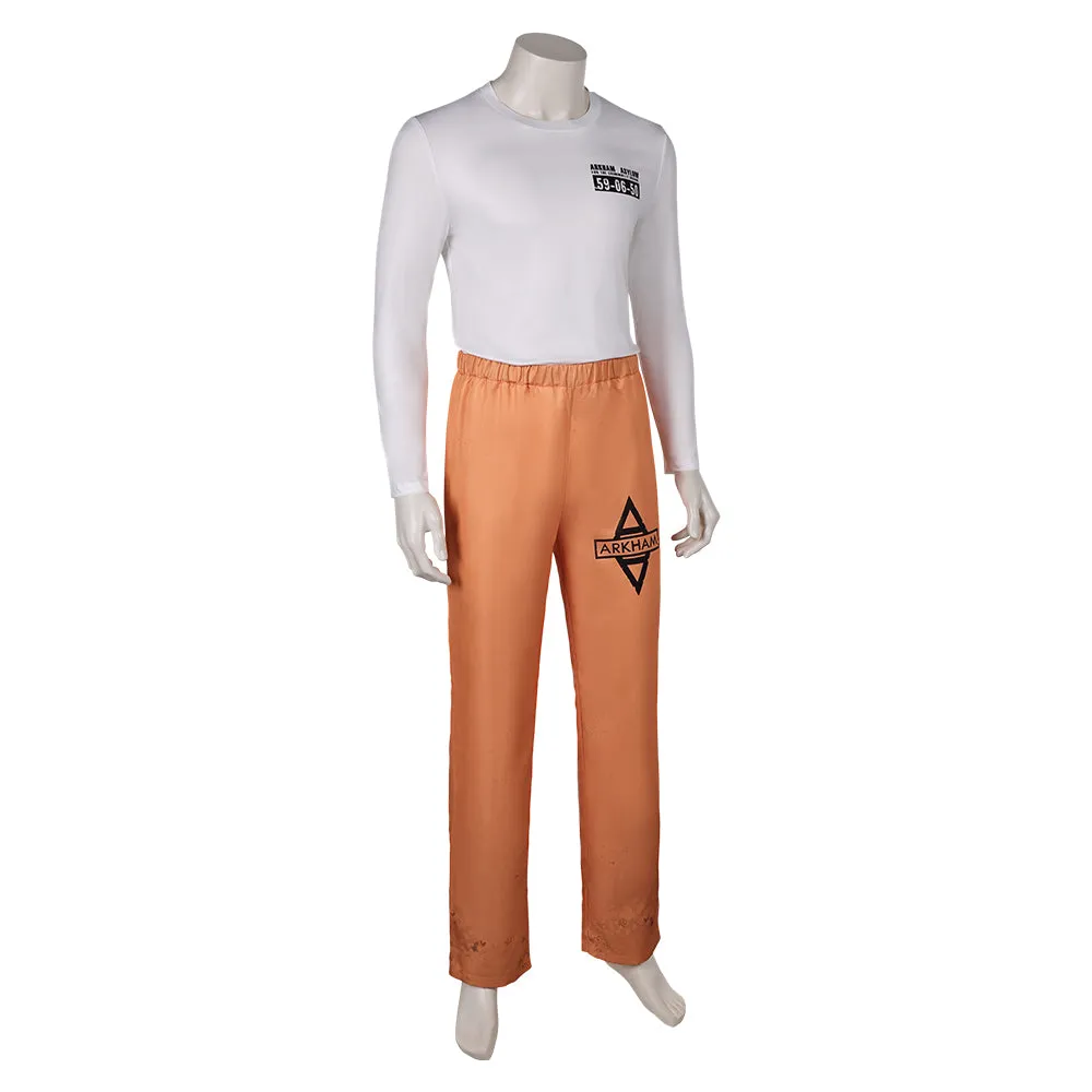 Suicide Squad: Kill the Justice League Deadshot Prison Uniform Cosplay Costume Outfits Halloween Carnival Suit