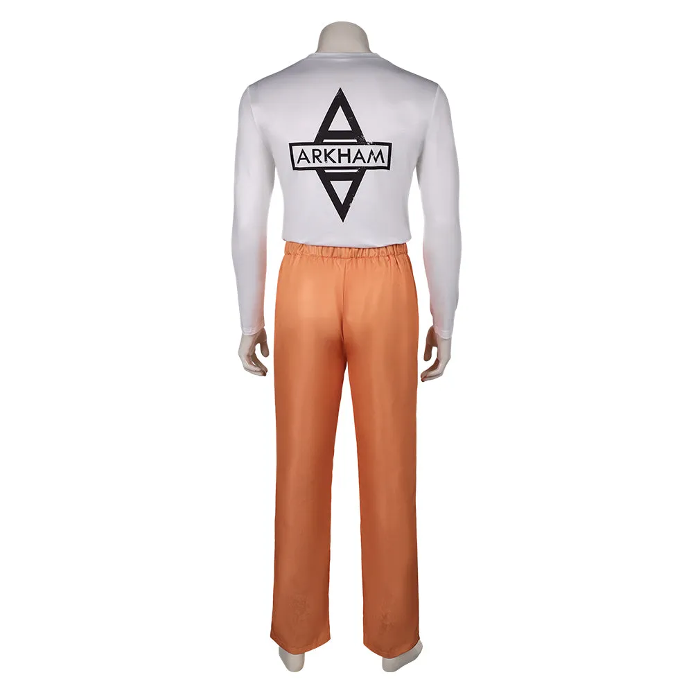 Suicide Squad: Kill the Justice League Deadshot Prison Uniform Cosplay Costume Outfits Halloween Carnival Suit