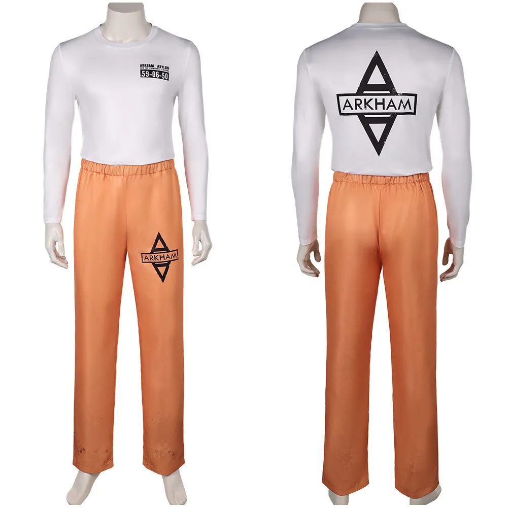 Suicide Squad: Kill the Justice League Deadshot Prison Uniform Cosplay Costume Outfits Halloween Carnival Suit