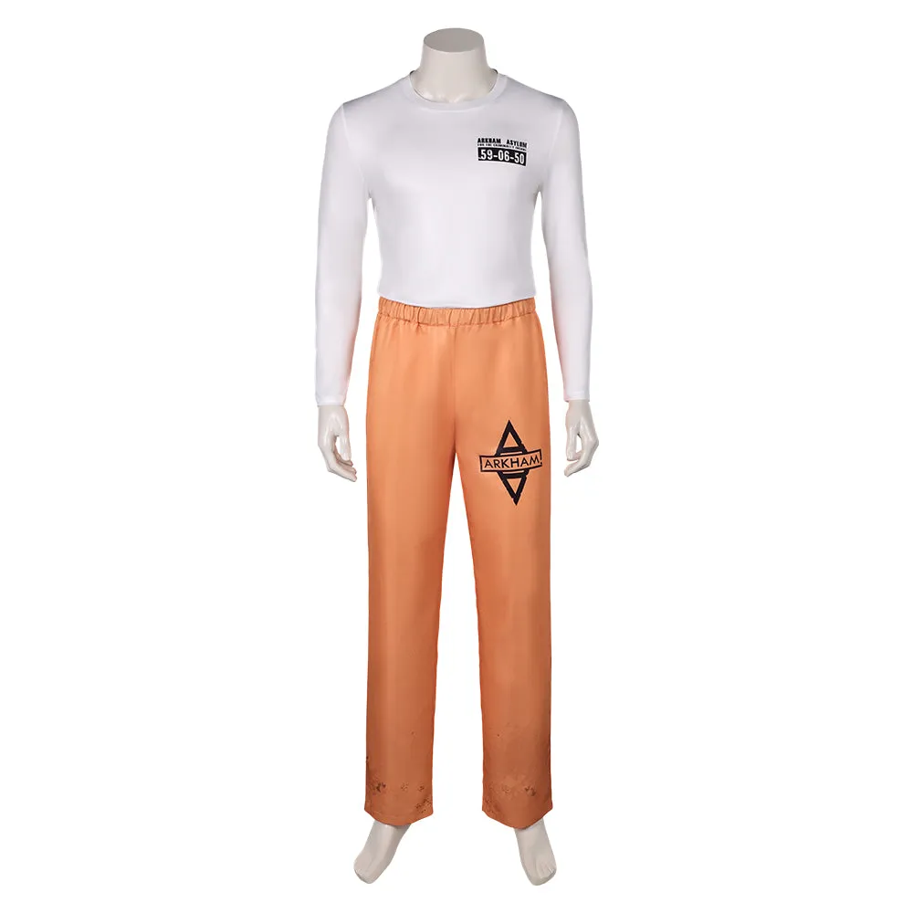 Suicide Squad: Kill the Justice League Deadshot Prison Uniform Cosplay Costume Outfits Halloween Carnival Suit