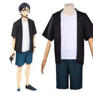 Summer Time Rendering Ajiro Shinpei Cosplay Costume Outfits Halloween Carnival Suit