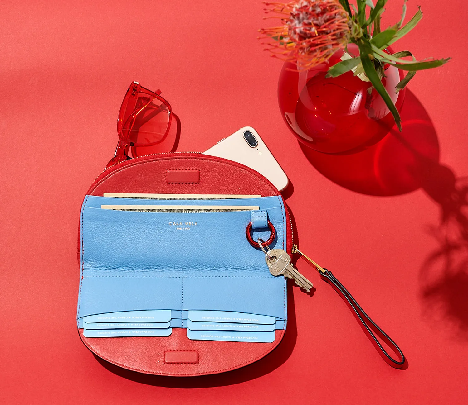 SUNRISE CLUTCH WALLET - SHINY SUN