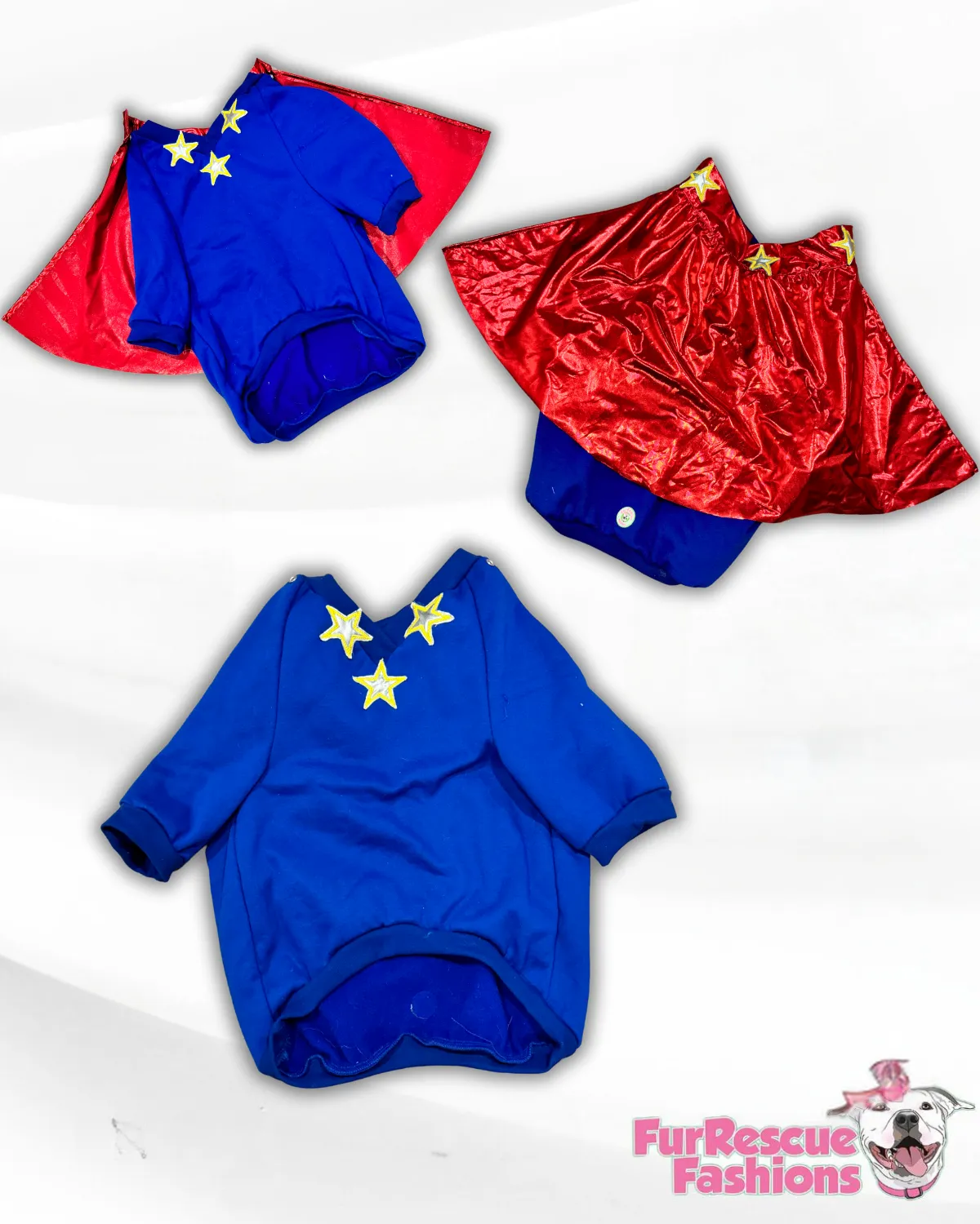 SuPAW Hero Dog Shirt With Detachable Cape