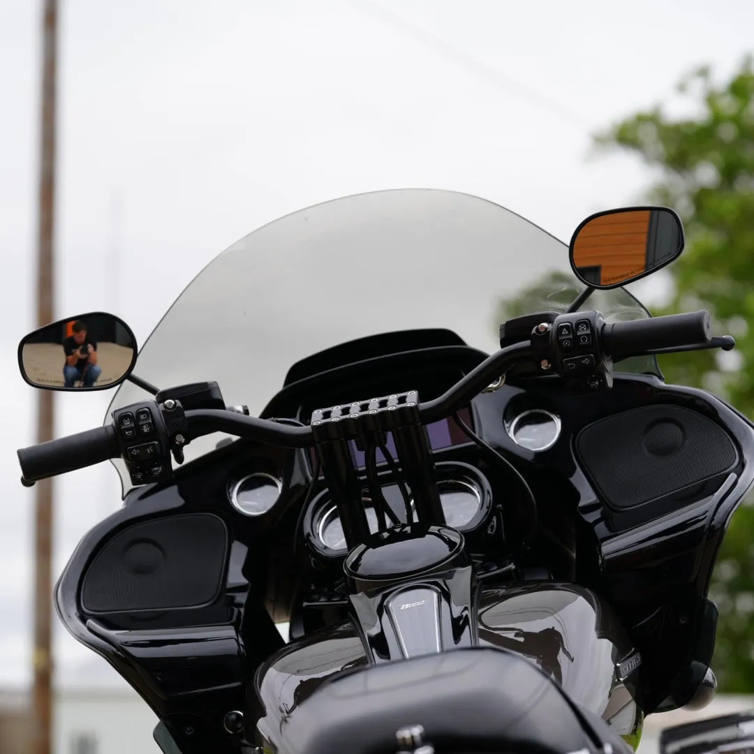 TC Bros. Pro Series Clutch & Brake Perch Clamp Set fits Harley Softail, Touring, Dyna, Sportster