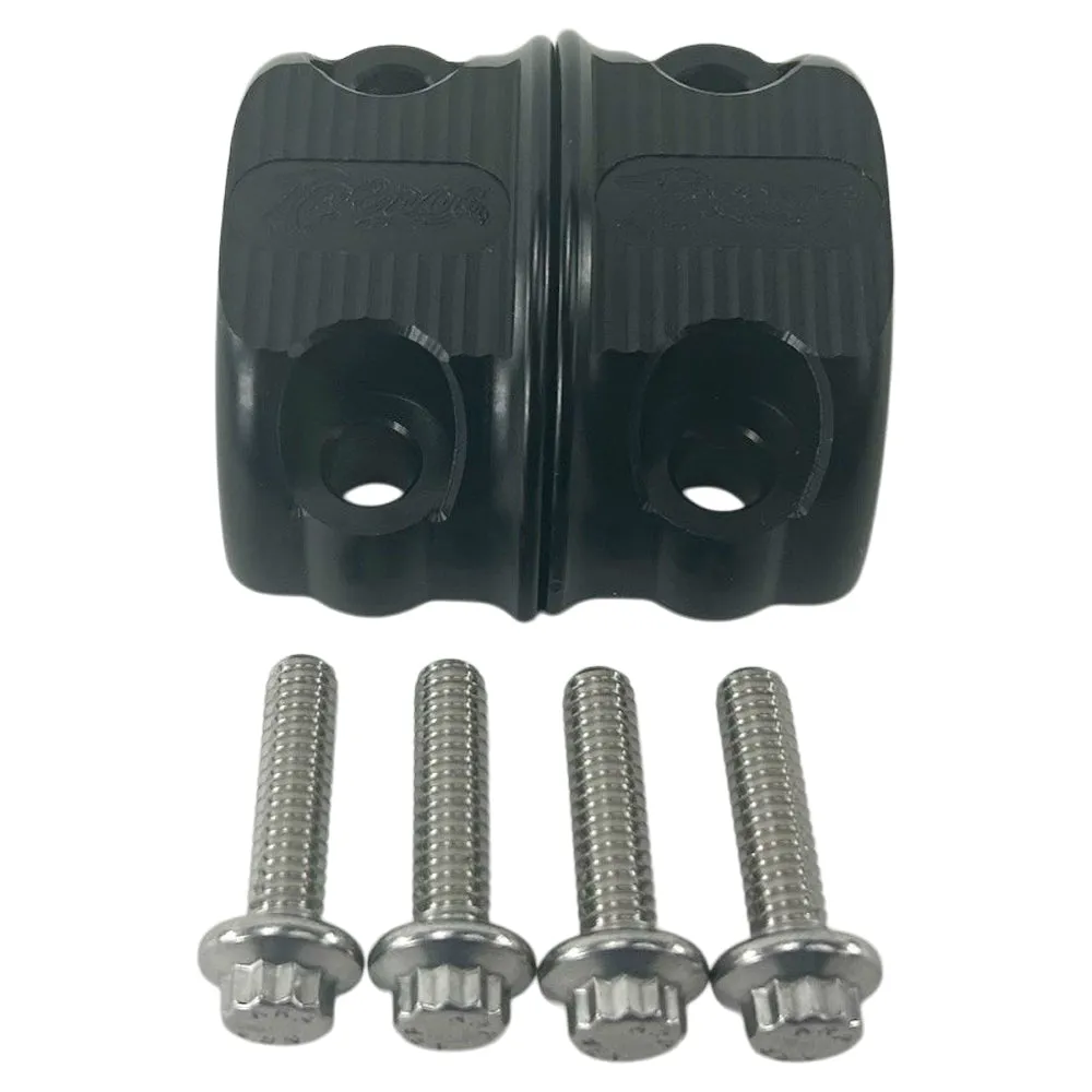 TC Bros. Pro Series Clutch & Brake Perch Clamp Set fits Harley Softail, Touring, Dyna, Sportster