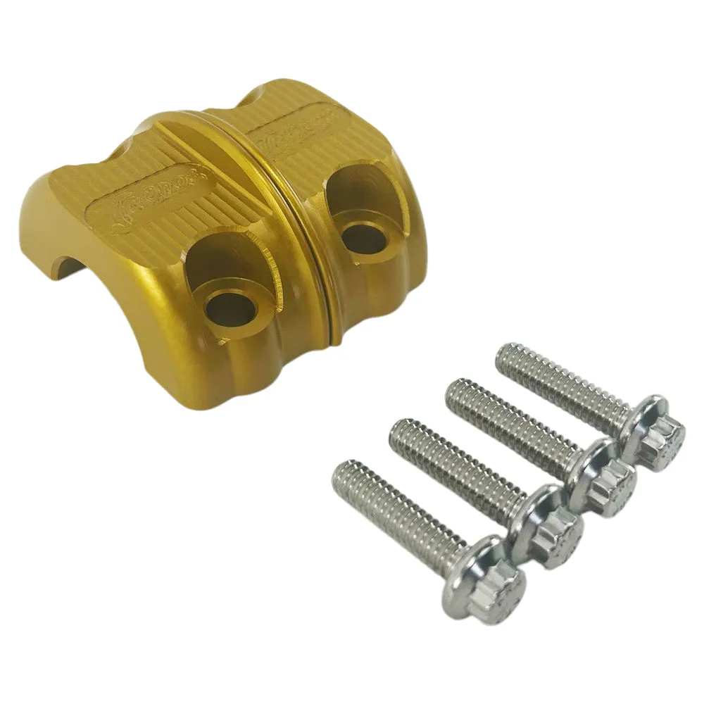TC Bros. Pro Series Clutch & Brake Perch Clamp Set fits Harley Softail, Touring, Dyna, Sportster