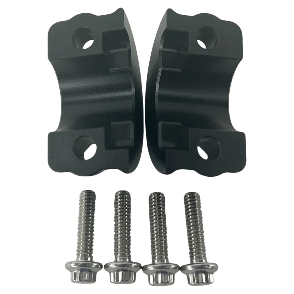 TC Bros. Pro Series Clutch & Brake Perch Clamp Set fits Harley Softail, Touring, Dyna, Sportster