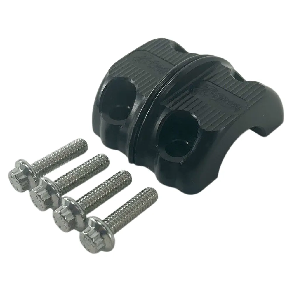 TC Bros. Pro Series Clutch & Brake Perch Clamp Set fits Harley Softail, Touring, Dyna, Sportster