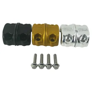 TC Bros. Pro Series Clutch & Brake Perch Clamp Set fits Harley Softail, Touring, Dyna, Sportster