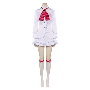 Tekken Lili White Dress Cosplay Costume Outfits Halloween Carnival Suit
