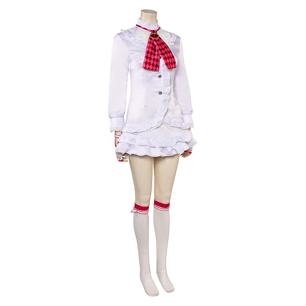 Tekken Lili White Dress Cosplay Costume Outfits Halloween Carnival Suit
