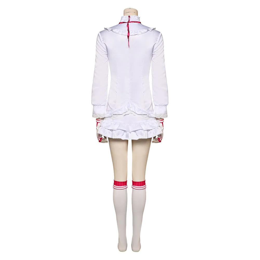Tekken Lili White Dress Cosplay Costume Outfits Halloween Carnival Suit