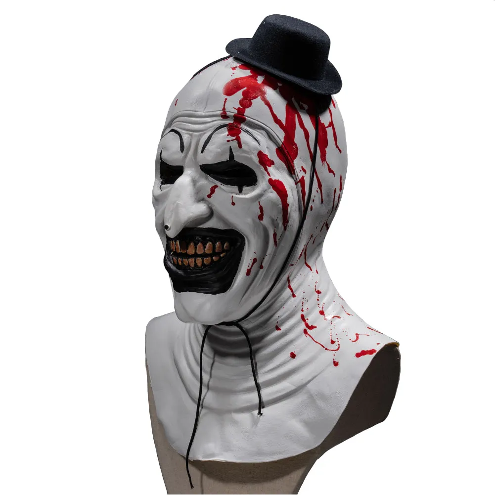 Terrifier Art the Clown Horror Movie Clown Mask Cosplay Latex Masks Helmet Halloween Party Props