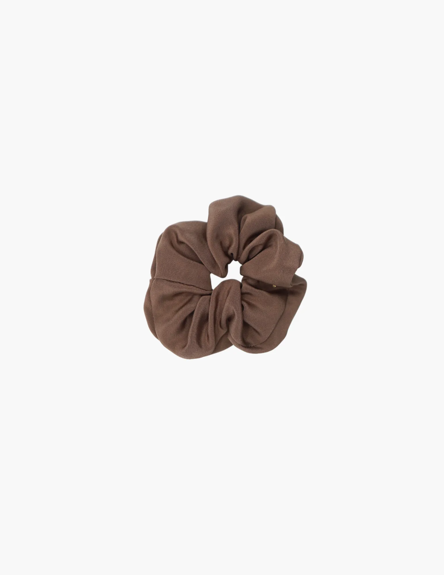 THE ALICE SCRUNCHIE SMALL - SADDLE