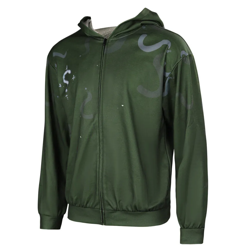The Batman Riddler Cosplay Costume Hoodie Jacket Outfits Halloween Carnival Suit-cossky®