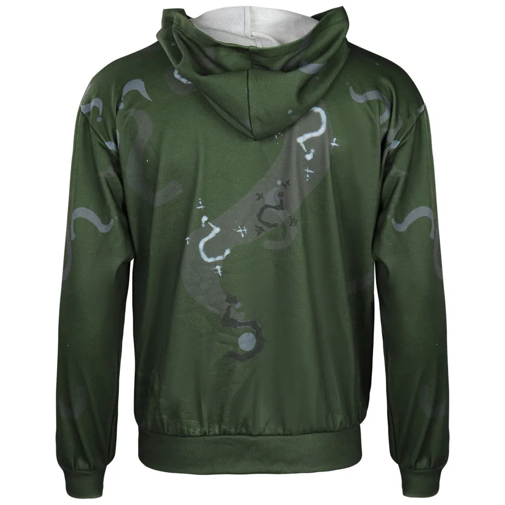 The Batman Riddler Cosplay Costume Hoodie Jacket Outfits Halloween Carnival Suit-cossky®