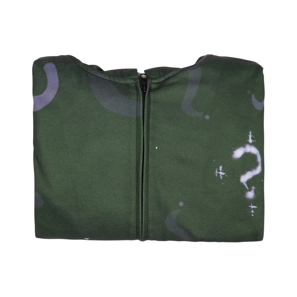 The Batman Riddler Cosplay Costume Hoodie Jacket Outfits Halloween Carnival Suit-cossky®